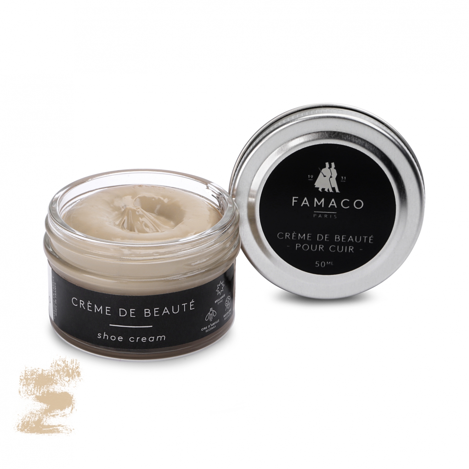 

Крем для обуви бежевый 326 Famaco Creme De Beaute, 50 мл