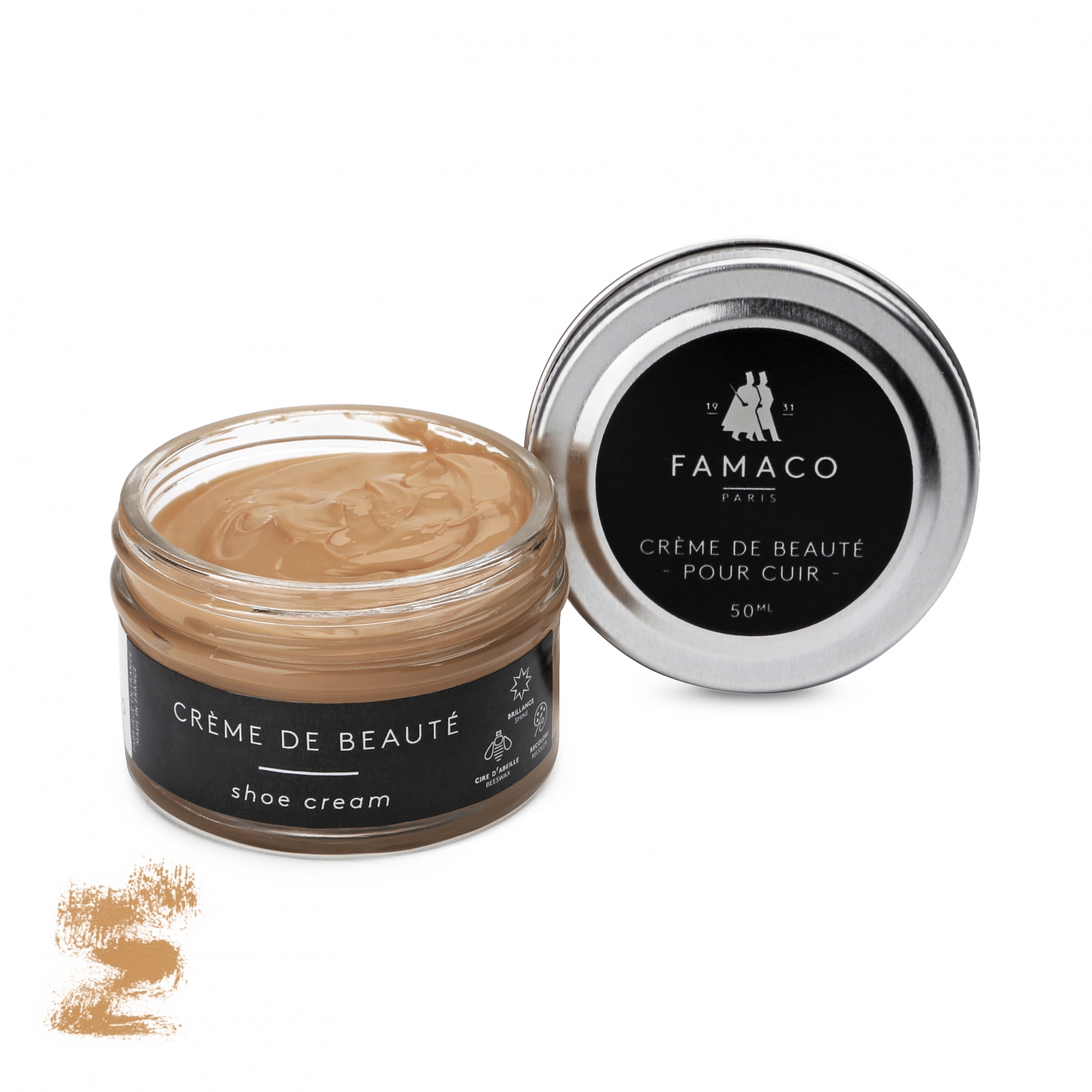 

Крем для обуви бежевый 307 Famaco Creme De Beaute, 50 мл
