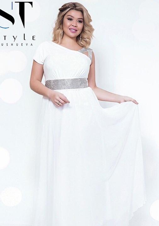 

Платье G&M k-52741 универсальный - Размер цвет молоко, Платье G&M k-52741 универсальный 48-52 Размер цвет молоко