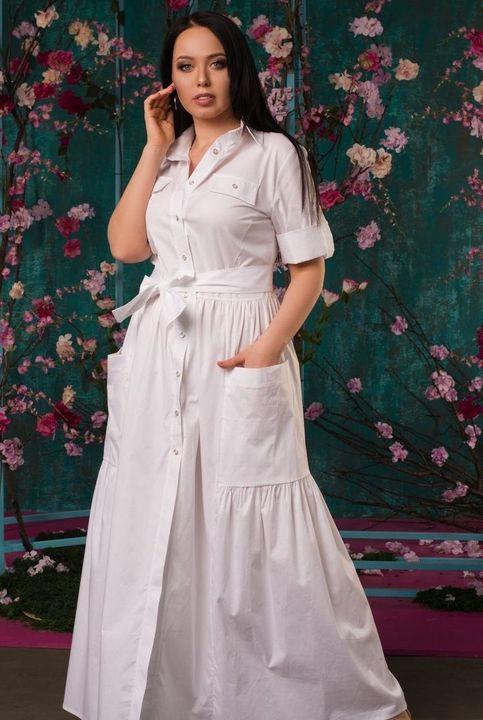

Платье G&M k-54673  Размер цвет белый, Платье G&M k-54673 56 Размер цвет белый