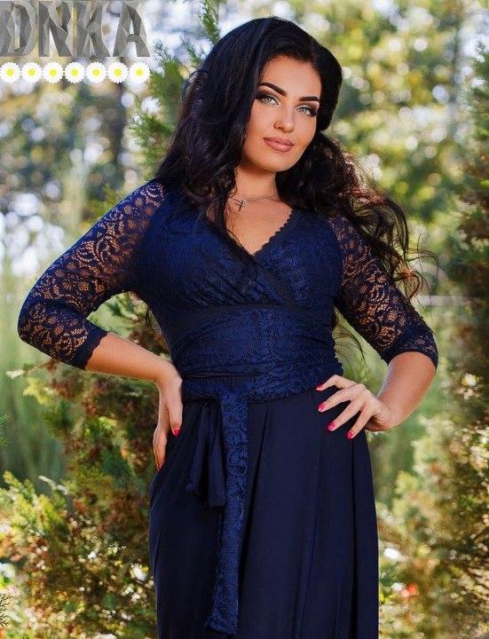 

Платье G&M k-20378 - Размер цвет синий, Платье G&M k-20378 52-54 Размер цвет синий