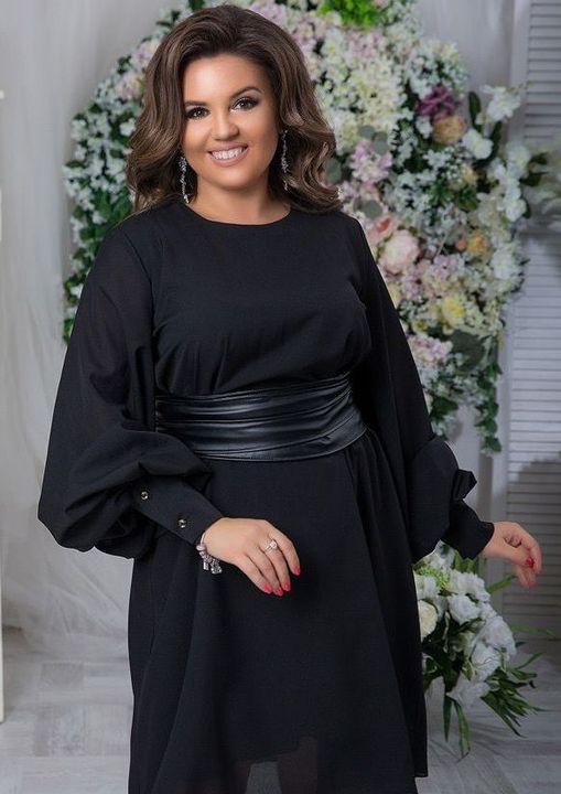 

Платье G&M k-51533 - Размер цвет черный, Платье G&M k-51533 52-54 Размер цвет черный