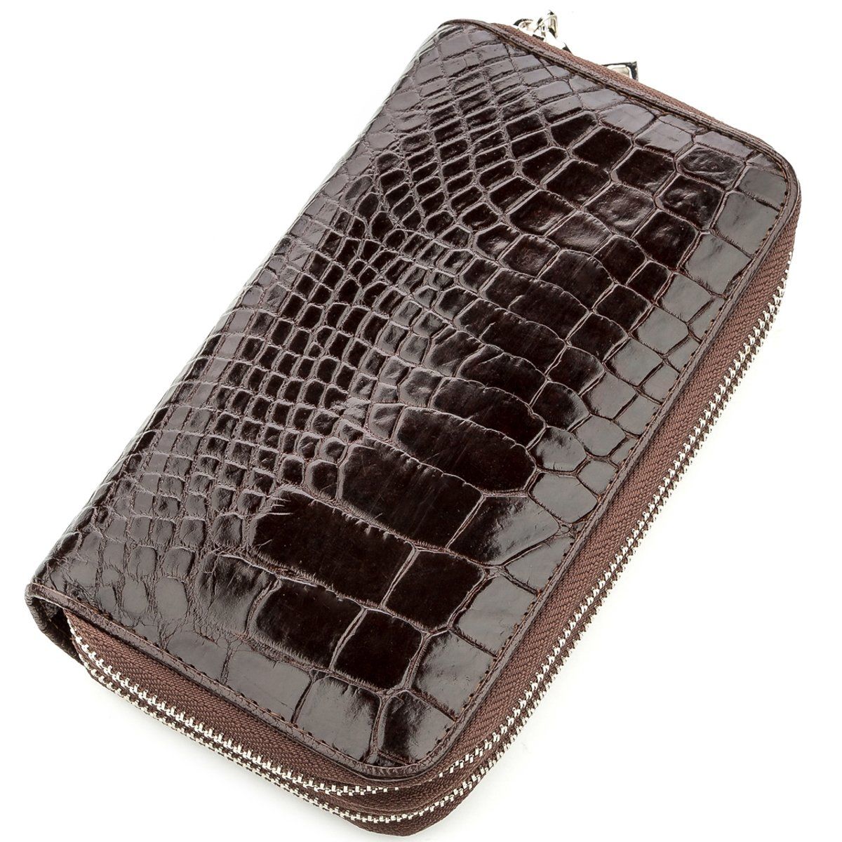 

Клатч мужской CROCODILE LEATHER 18526 из натуральной кожи крокодила Коричневый