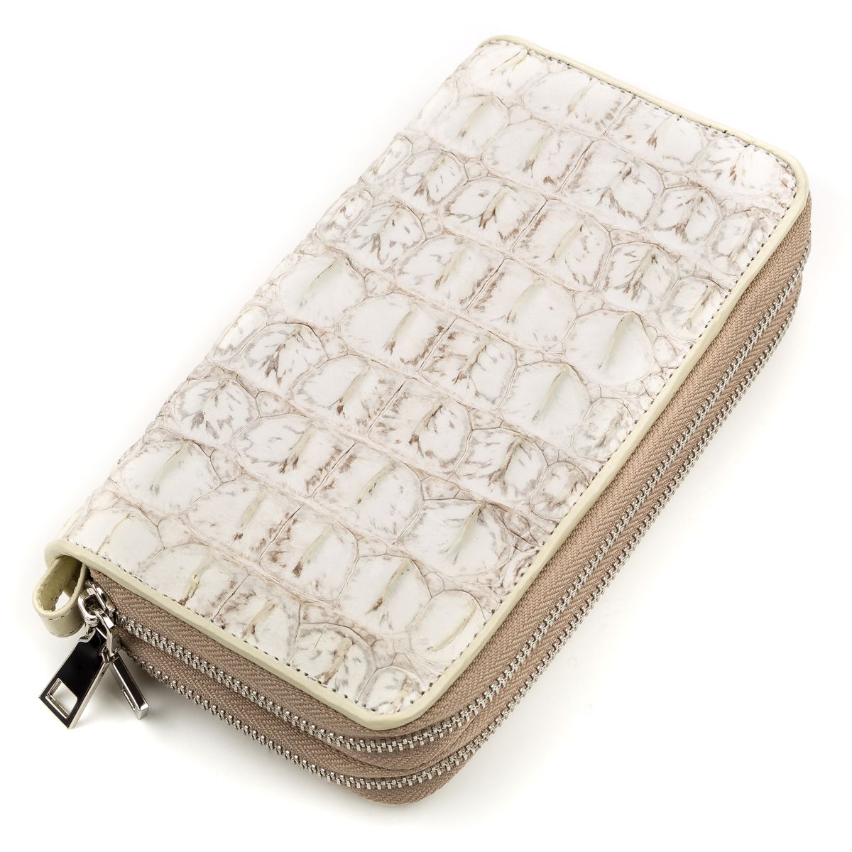 

Клатч женский CROCODILE LEATHER 18160 из натуральной кожи крокодила Белый