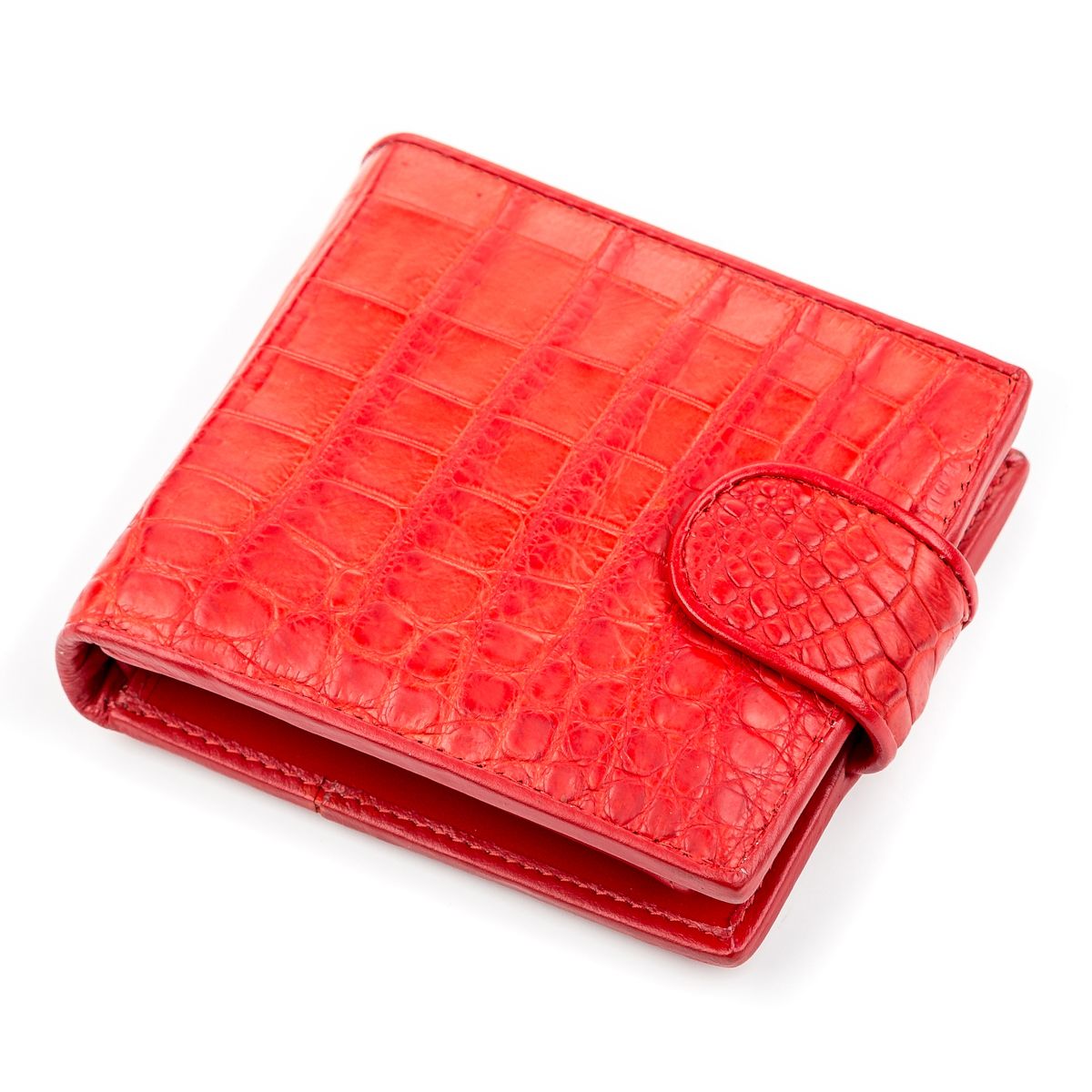 

Портмоне женское CROCODILE LEATHER 18137 из натуральной кожи крокодила Красное
