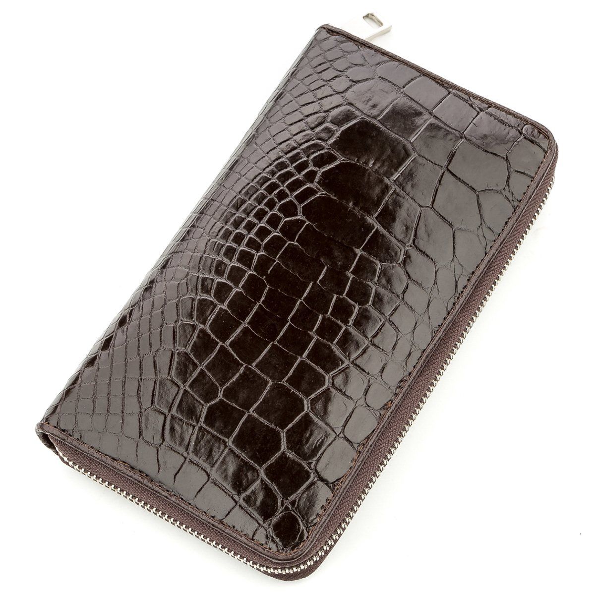 

Мужской клатч CROCODILE LEATHER 18527 из натуральной кожи крокодила Коричневый