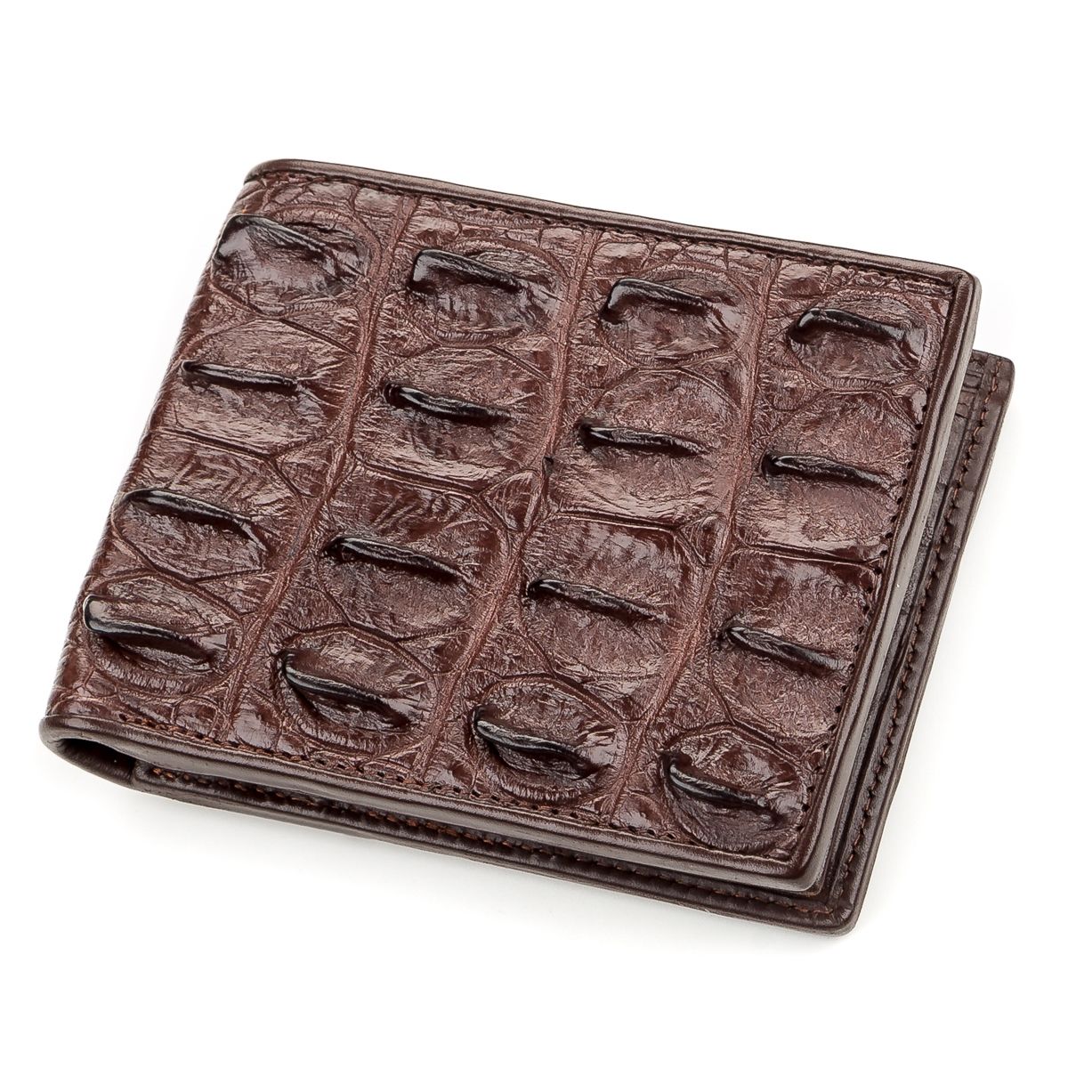 

Портмоне CROCODILE LEATHER 18187 из натуральной кожи крокодила Коричневое
