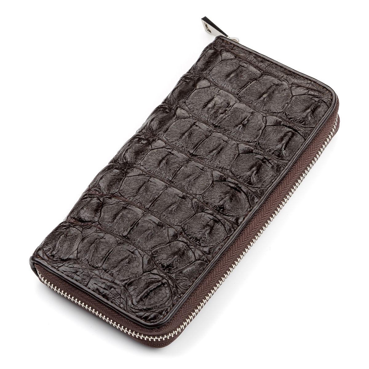 

Кошелек-клатч CROCODILE LEATHER 18011 из натуральной кожи крокодила Коричневый