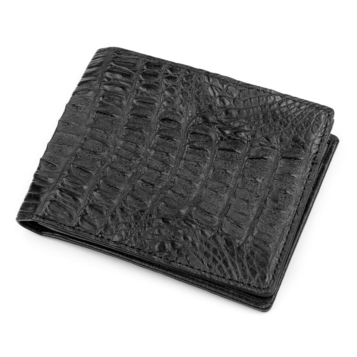

Кошелек CROCODILE LEATHER 18231 из натуральной кожи крокодила (каймана) Черный