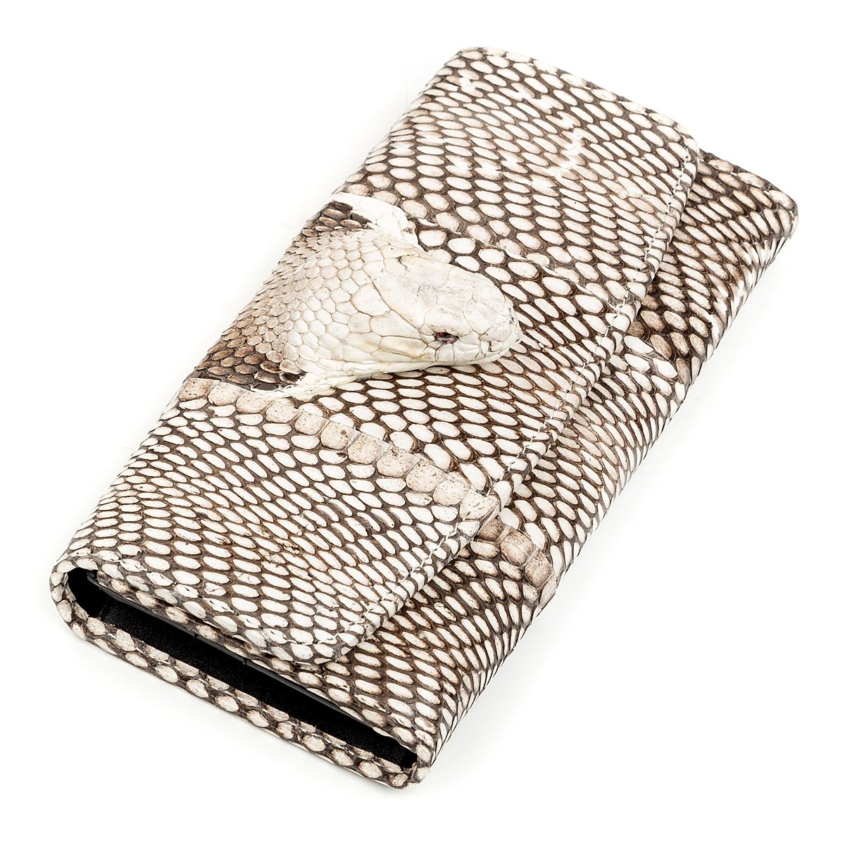 

Кошелек женский SNAKE LEATHER 18263 из натуральной кожи питона Серый