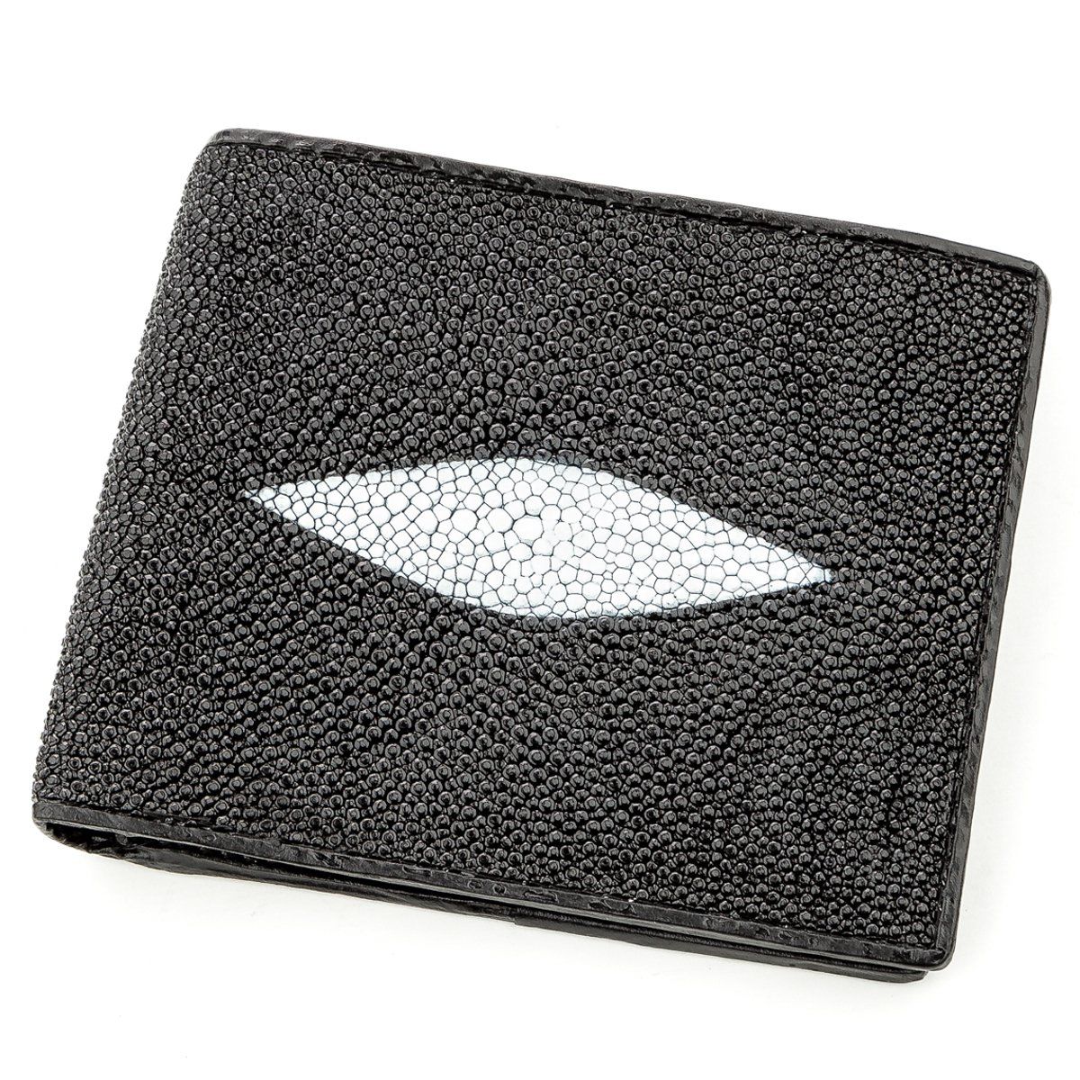 

Бумажник мужской STINGRAY LEATHER 18562 из натуральной кожи морского ската Черный