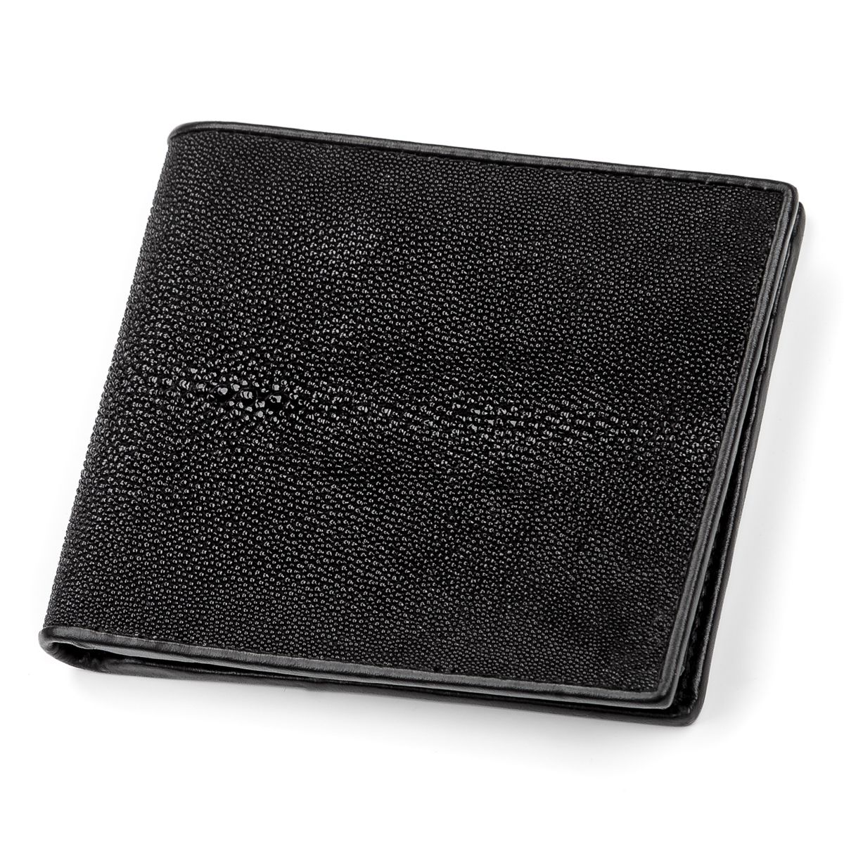 

Кошелек STINGRAY LEATHER 18001 из натуральной кожи морского ската Черный