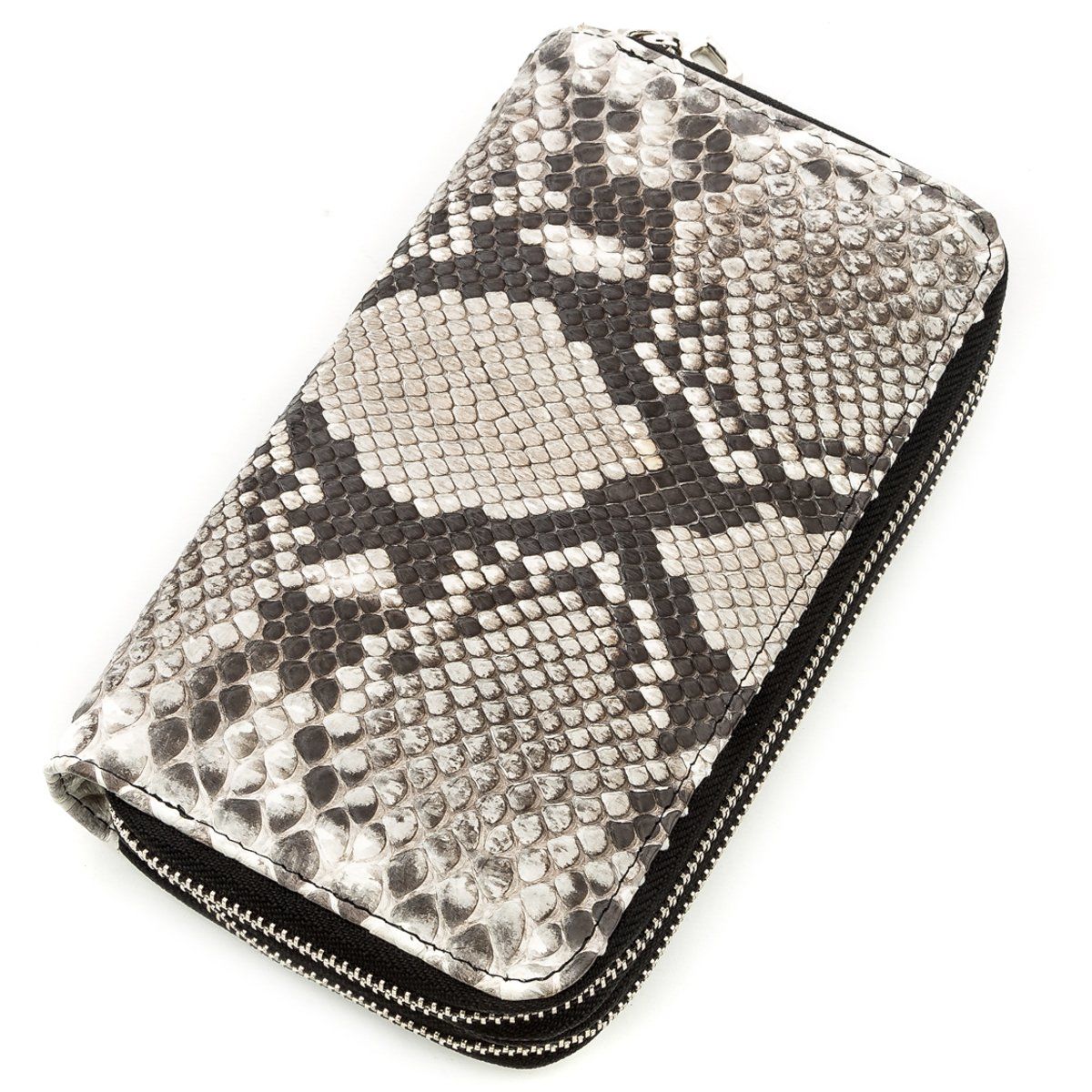 

Кошелек женский SNAKE LEATHER 18524 из натуральной кожи питона Серый