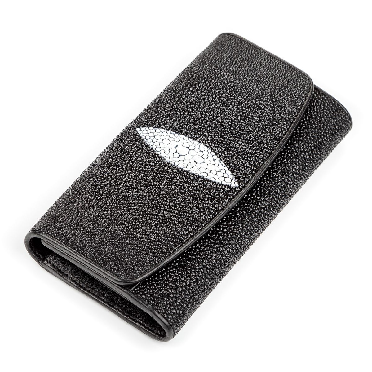 

Кошелек STINGRAY LEATHER 18000 из натуральной кожи морского ската Черный