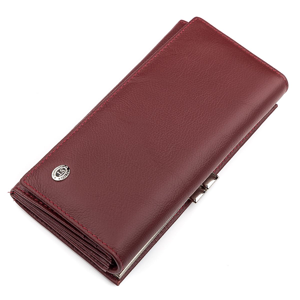 

Кошелек женский ST Leather 18401 из натуральной кожи Бордовый
