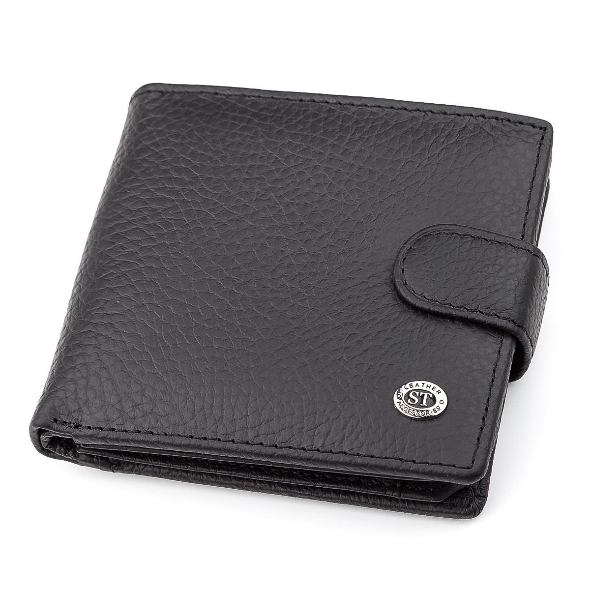 

Мужской кошелек ST Leather 18345 кожаный Черный