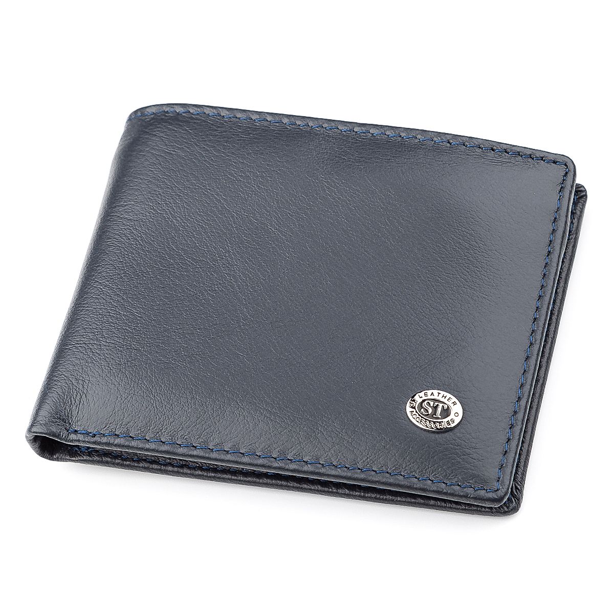 

Мужской кошелек ST Leather 18351 (ST-1) компактный Синий