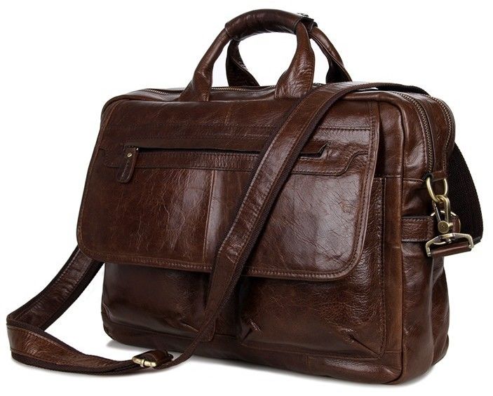

Сумка мужская Vintage 14244 для ноутбука Коричневая