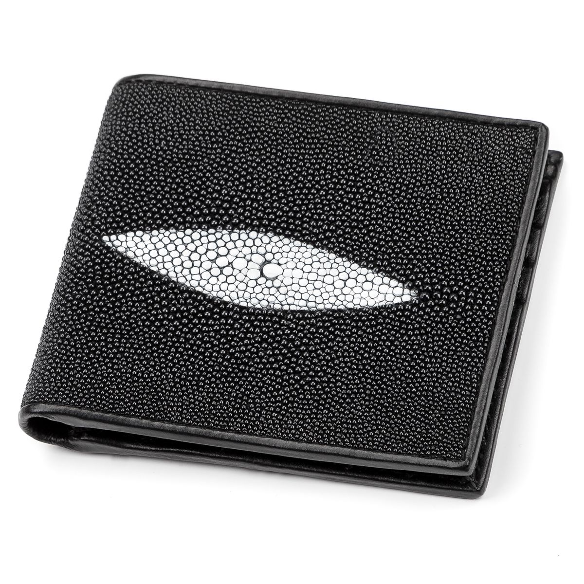 

Портмоне мужское STINGRAY LEATHER 18054 из натуральной кожи морского ската Черное