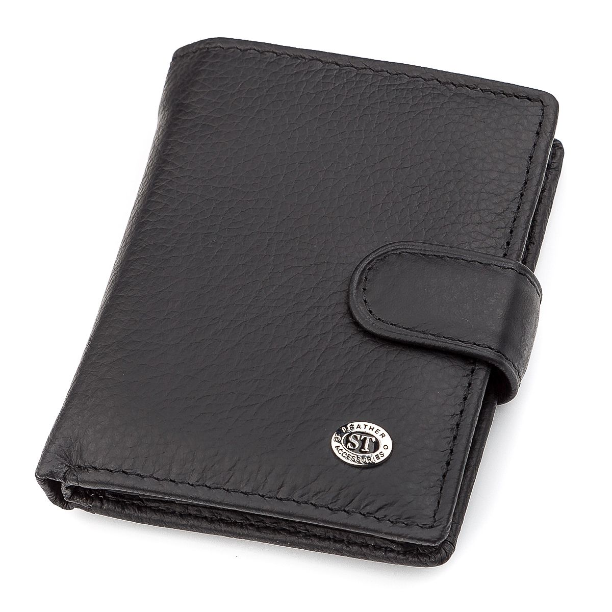 

Мужской кошелек ST Leather 18495 вертикальный Черный