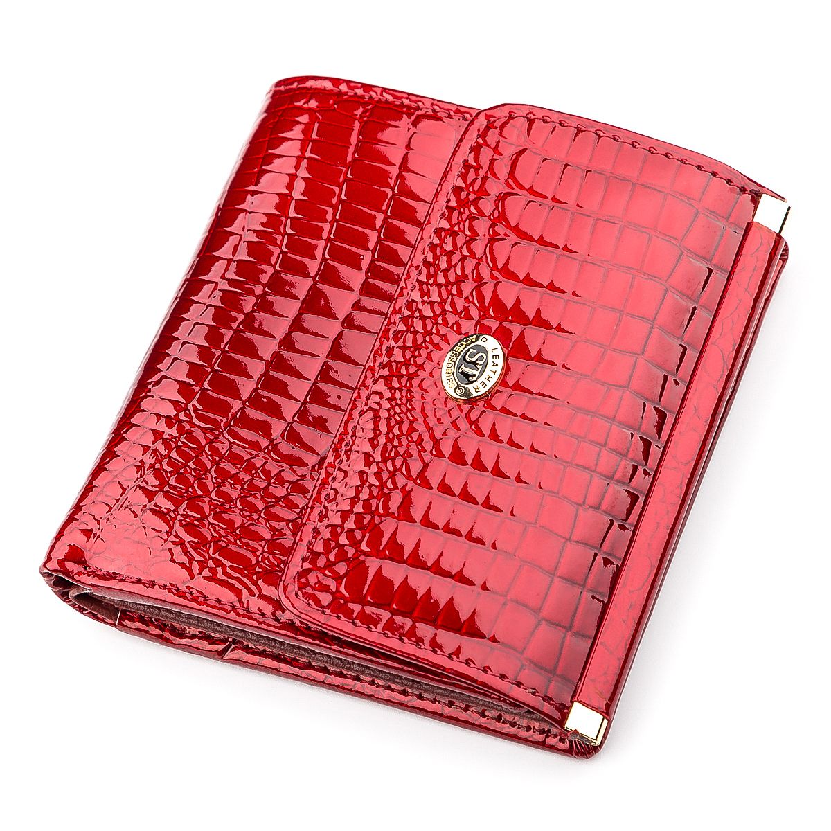 

Кошелек женский ST Leather 18355 очень красивый Красный
