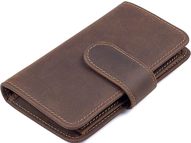 

Кредитница Vintage 14483 винтажный стиль Коричневая