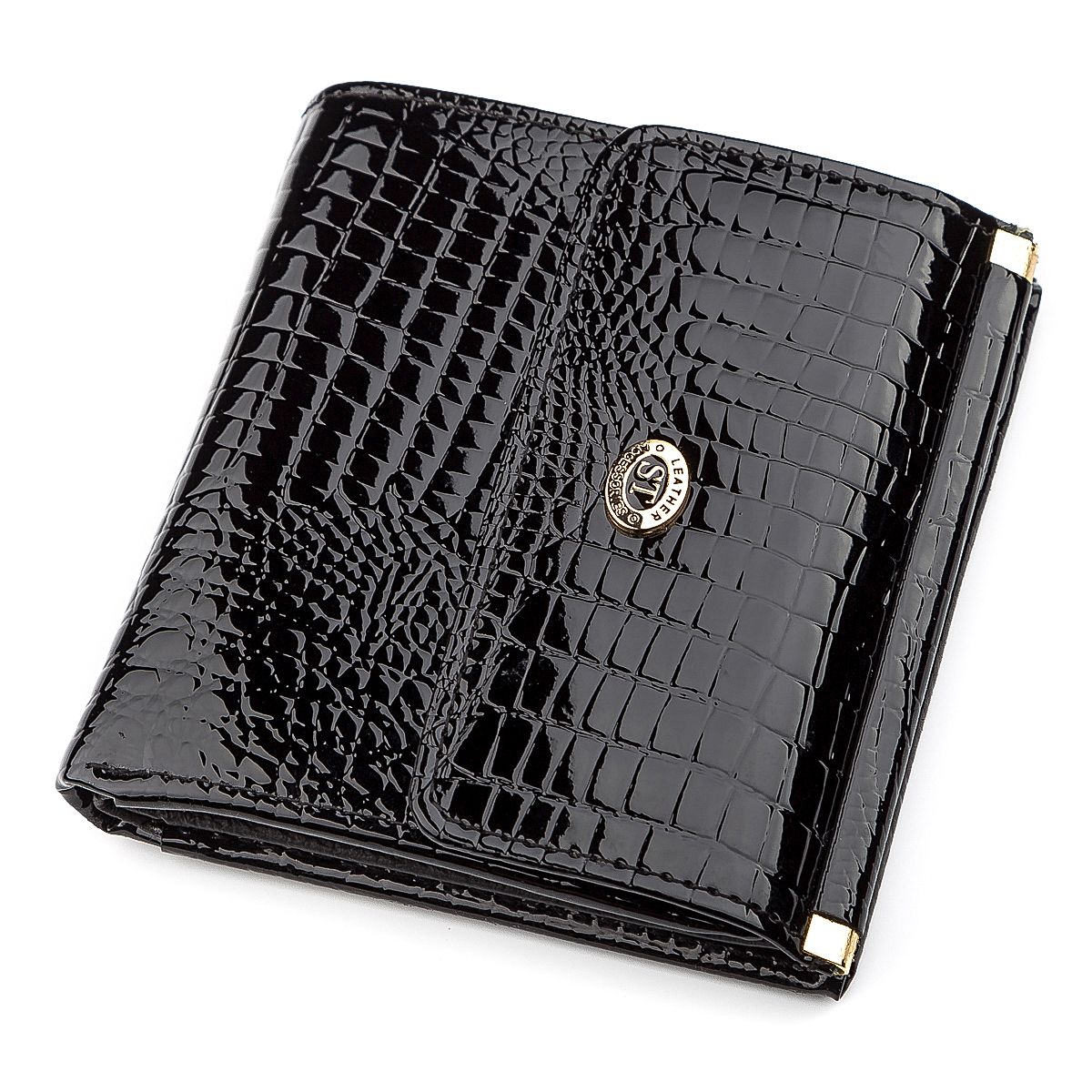 

Кошелек женский ST Leather 18357 компактный Черный