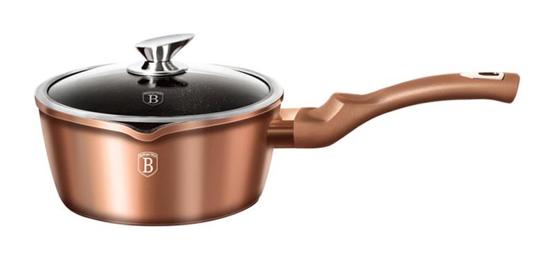 

Ковш Rose Gold 1.2л с крышкой, антипригарным покрытием Berlinger Haus (TР01632314262)