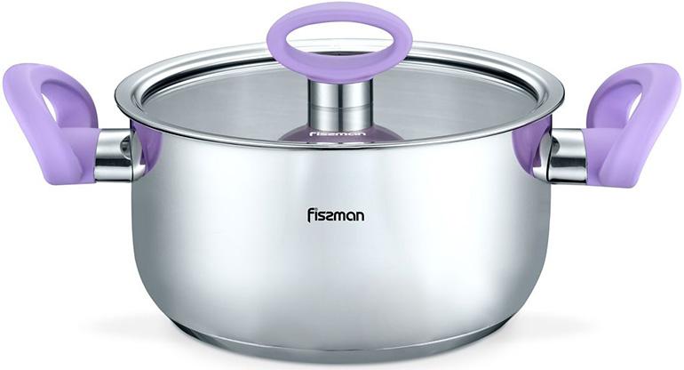 

Кастрюля Veronica 6.1л с бакелитовыми ручками Fissman (TР01632315630)