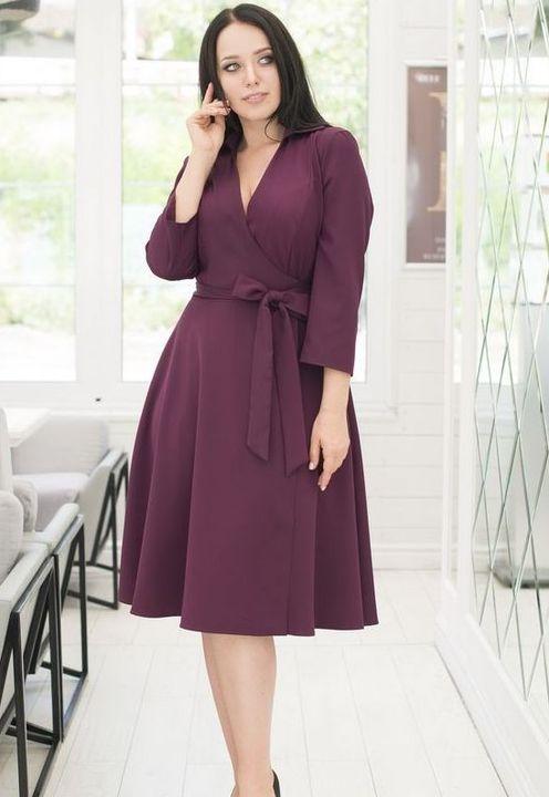 

Платье G&M k-58631 50 Размер цвет фиолетовый