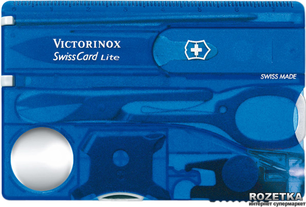 Акція на Мультитул Victorinox SwissCard Lite (0.7322.T2) від Rozetka UA