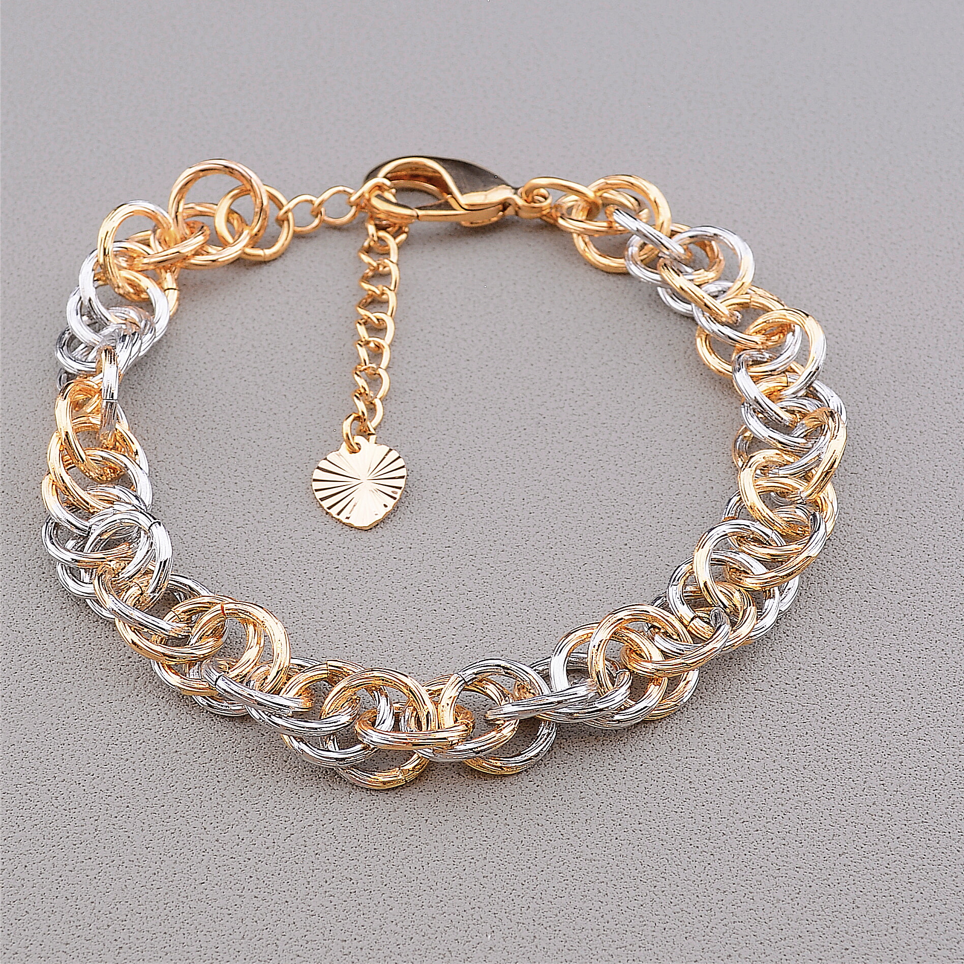 

Браслет 'XUPING' 20,5 см. (позолота-родий) 098400