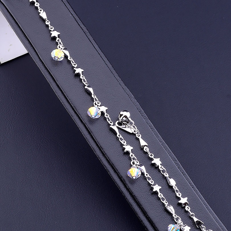 

Браслет 'XUPING' Swarovski 24 см. (родий) 079559