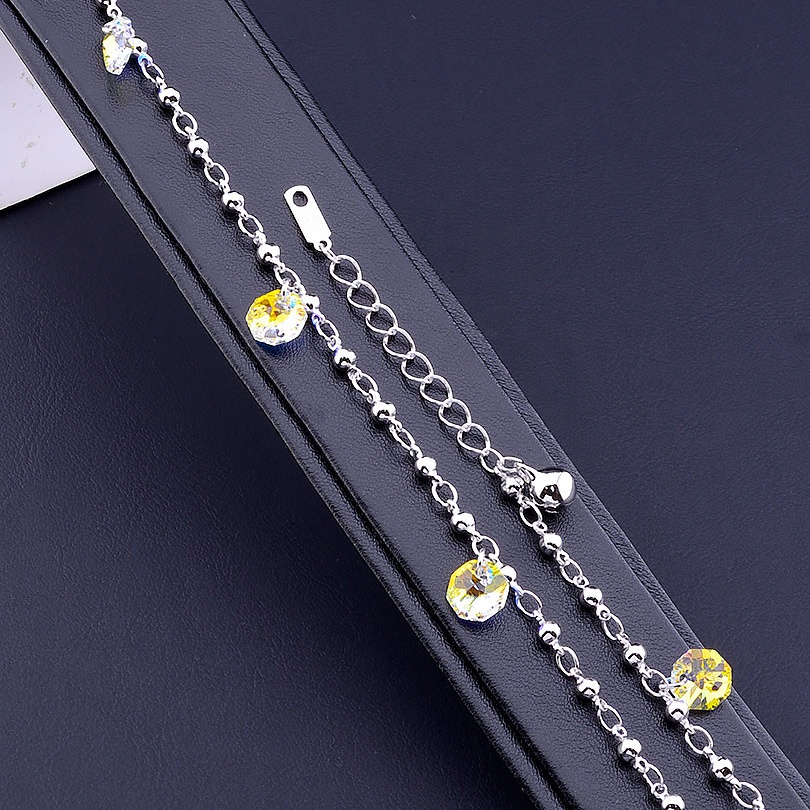 

Браслет 'XUPING' Swarovski 24 см. (родий) 079558