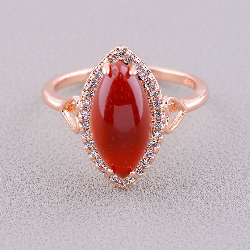 

Кольцо 'Pataya' Сердолик (позолота 18к) 059749-170
