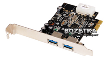 Контроллер STLab USB 3.0 канала (2 внеш.) PCI-E (U-580) – отзывы покупателей | ROZETKA
