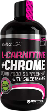 

Жиросжигатель Biotech L-CARNITINE+СHROME 70 000 500мл апельсин (5999076204526)