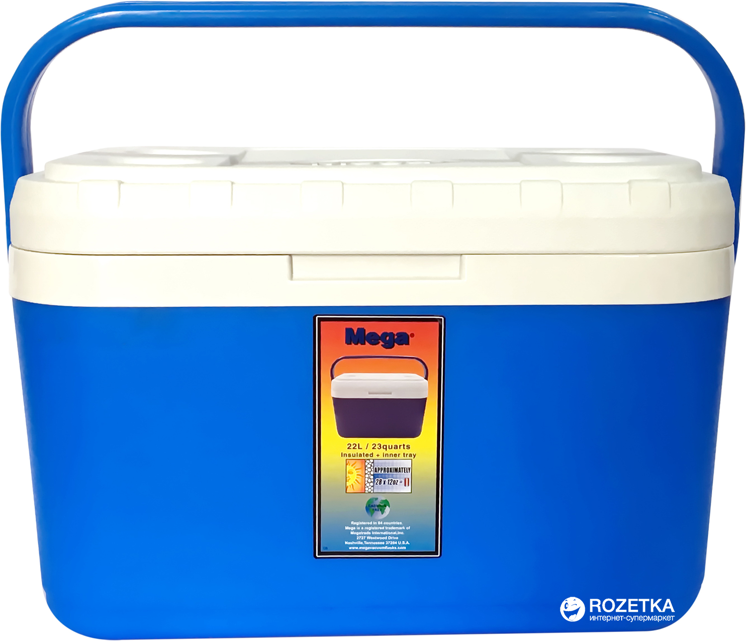 

Изотермический контейнер Mega 22 л Blue (0717040325801 Blue)