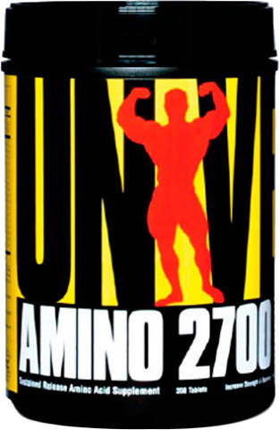 

Аминокислота Universal Nutrition AMINO 2700 350 таблеток (039442027016)
