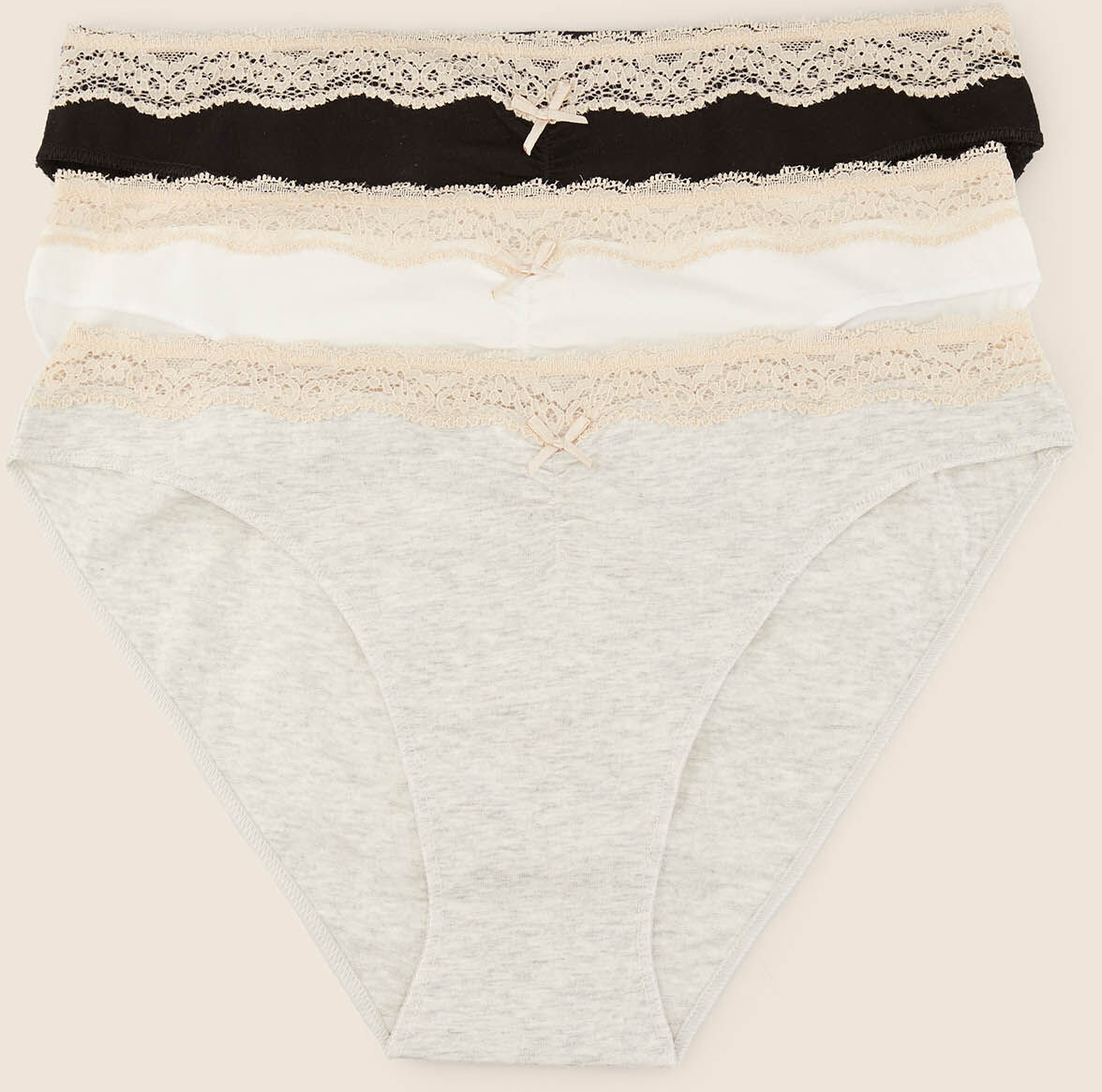 Трусики-слип Women'Secret 4936078-97 M 3 шт Разноцветные (8433299877886 ...