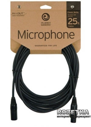 

Микрофонный кабель Planet Waves Classic Series PWCMIC25 7.62 м