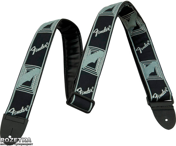 

Fender Monogrammed Strap Black/Light Grey/Dark Grey 2" (099-0681-543)