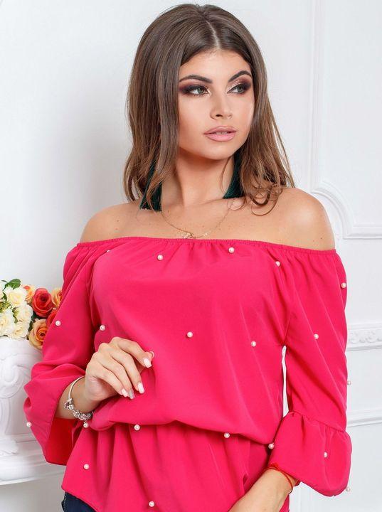 

Блузка G&M k-43207 универсальный 42-46 Размер цвет малиновый
