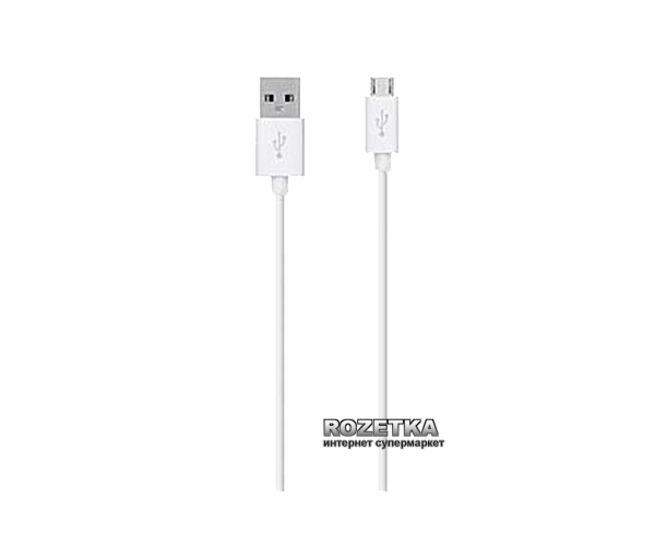 

Кабель Belkin USB 2.0 (AM/microB) Mixit 2 м White (F2CU012bt2M-WHT)