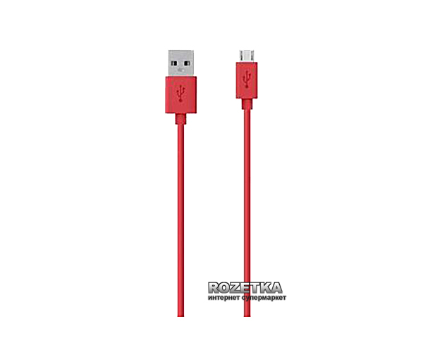

Кабель Belkin USB 2.0 (AM/microB) Mixit 2 м Red (F2CU012bt2M-RED)