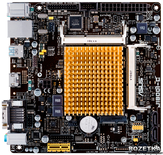 

Материнская плата Asus J1800I-C (Intel Celeron J1800, SoC, PCI)
