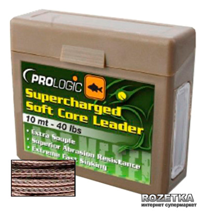 

Шнур Prologic Supercharged Soft Core 5 м 22.7 кг Camo Silt (18460204)