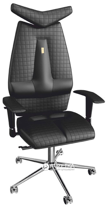 

Кресло Kulik System Jet с перфорированной экокожей Black