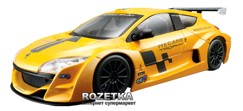 

Автомобиль Bburago Renault Megane Trophy (1:24) Желтый Металлик (18-22115)
