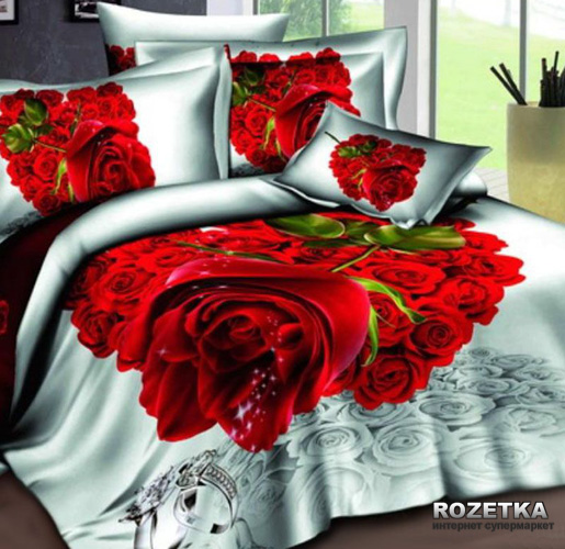 

Комплект постельного белья Love You Сатин 160 х 220 х 2 Счастье
